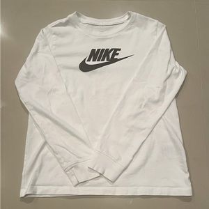 NIKE the tee in white - youth Large